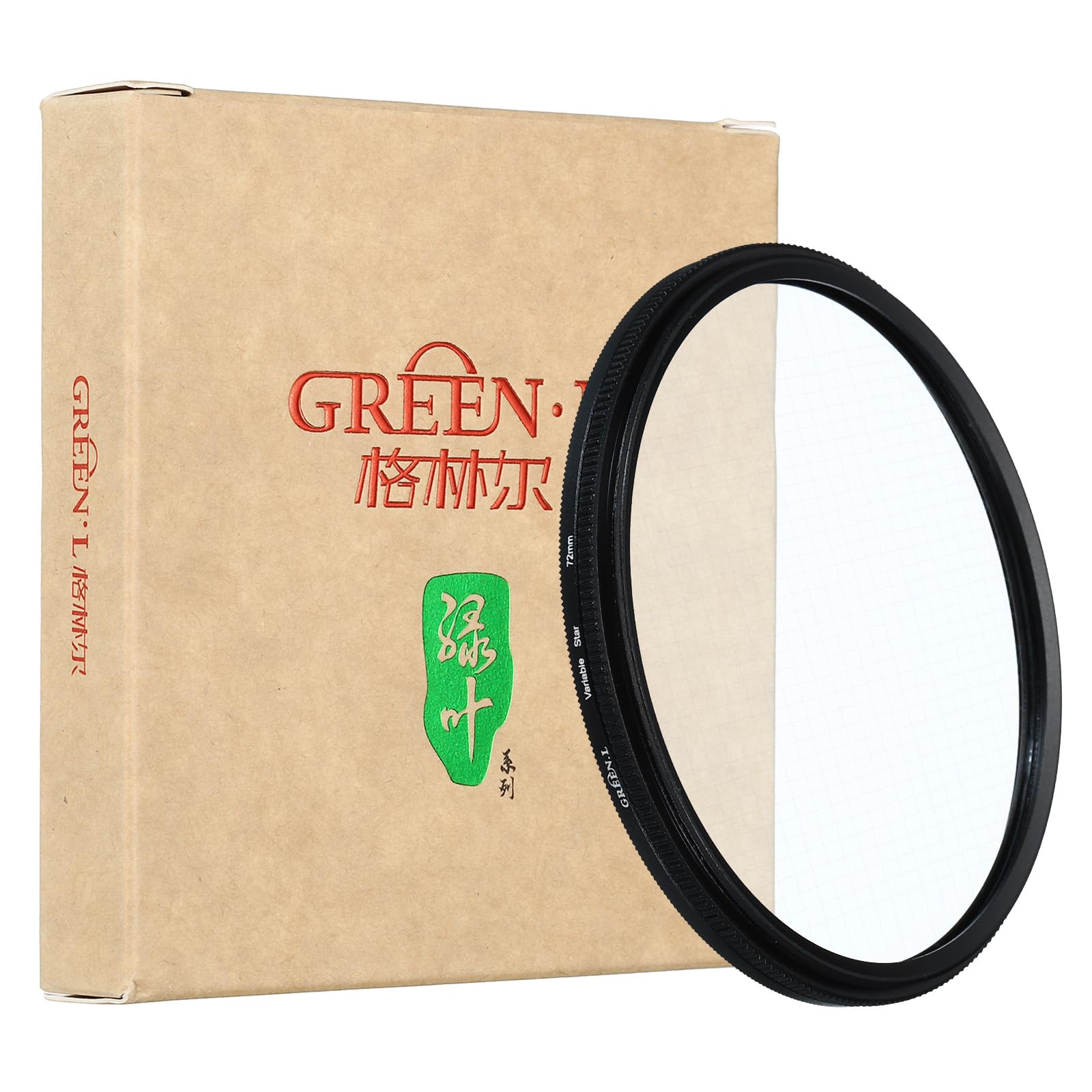 PATIKIL 72mm Star Filter, 4 Point Variable Star Filter Star Burst Lens Filter Cross Star Effect for DSLR Camera Lens Night Scene Street Lights