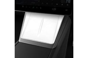 frani Center Console Silicone Mat Designed for Tesla Model Y Juniper Refresh,Non-Slip Design Tesla Model Y Accessories 2025 2026 White