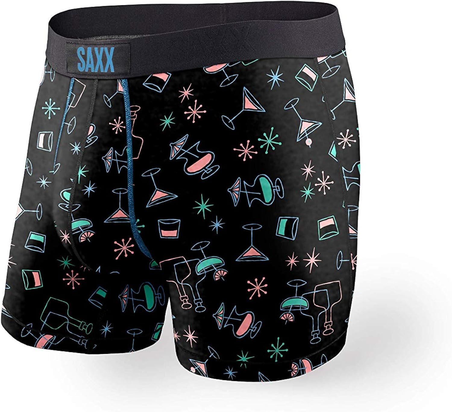 Saxx Underwear Men's Boxer Briefs – Vibe Boxer Briefs with Built-in Ballpark Pouch Support – Underwear for Men, Discontinued at  Men’s Clothing store