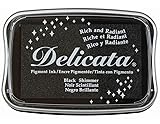 Tsukineko Delicata Black Shimmer Metallic Pigment