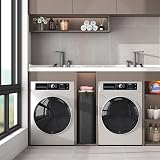 Lifewit 65L Slim Laundry Basket with Lid Dark Grey with Removable Bag view 9