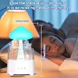Diffuserlove Cloud Humidifier 450ML Rain Sounds Remote Mushroom Light view 5