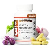 Superior Formulas Senolytic+ by Dr. Geiler MD | Fisetin + Quercetin + Vitamin C | Cellular Renewal &amp; Healthy Aging Support | Physician-Formulated for Adults | NSF GMP, USA | 60 Capsules