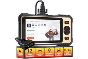 THINKCAR THINKSCAN 662 OBD2 Scanner,Car Diagnostic Tool with Bidirectional Active Test,Car Scanner Engine ABS SRS Transmission,Scanner for Car with 12 Reset,CAN FD & FCA SGW,Lifetime Free Update