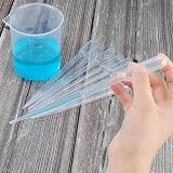 Yesallwas 10ml Plastic Pipettes 20Pcs Dropper Graduated Transfer Lab Measuring view 6