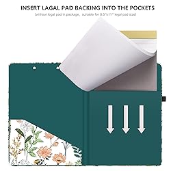 Hongri Clipboard Folio with Refillable Lined