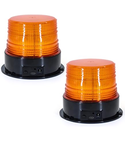 Grote 77913 Portable LED Warning Light - Yellow 360° Battery Operated - View #9