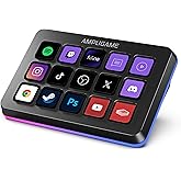 fifine D6 RGB Macro-Keyboard with 15 Programable Buttons for Multi-Tasking | For PC/Mac,Macro Controller,Trigger for Games/OBS/Twitch/Streamlabs/Youtube Live/Workflow,Dynamic display buttons,w/ software