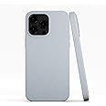 RadEnergy EMF Protection and Anti Radiation Liquid Silicone Shungite Case for iPhones, 5G Shield Reduction, Lightweight Protective Back Cover (Light Blue, 15 Pro Max)