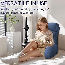 Tinuniyaa Back Pillow for Bed Sitting Up, Reading