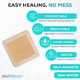 MedVance Silicone Bordered Adhesive Foam Dressing 15x15 cm Box of 5 view 5