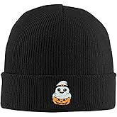 Athjunss Rose Embroidered Beanie Cap Soft Knit Hat for Women Men Chemo Sleep