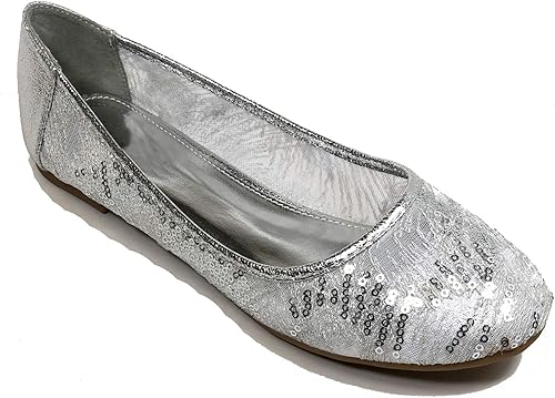 silver slip on shoes
