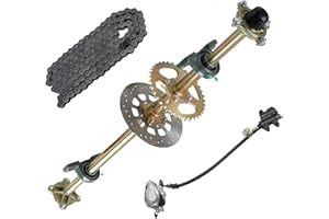 Heavy Duty 44 inch Rear Live Axle Kit for DIY Go Kart, ATV, Golf Cart, Lawn Mower, Quad, Drift Trikes – 44" Axle, 530 Sprocke