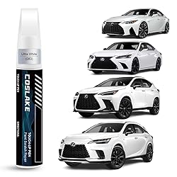 COSLAKE Car Touch Up Paint(Ultra White(083)) for