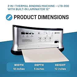 Printfinish Thermal Binding Machine with Built-in