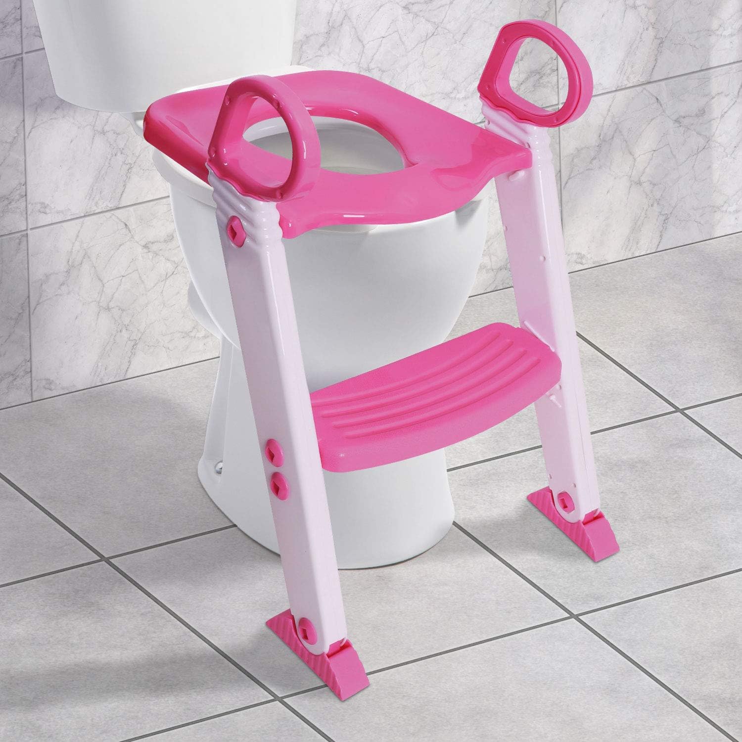 Taylor & Brown® Baby Toddler Ladder Step Potty Training Toilet Seat/Potty Train Ladder Toilet