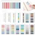 3000-Piece Sticky Tabs With Ruler - 15 Pack Colorful Page Markers For Books & Office