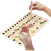 Seed Spacing Ruler for Square Foot Gardening and Raised Beds Planting Guide | Colour-Coded Marks | Precise Row Alignment | Re