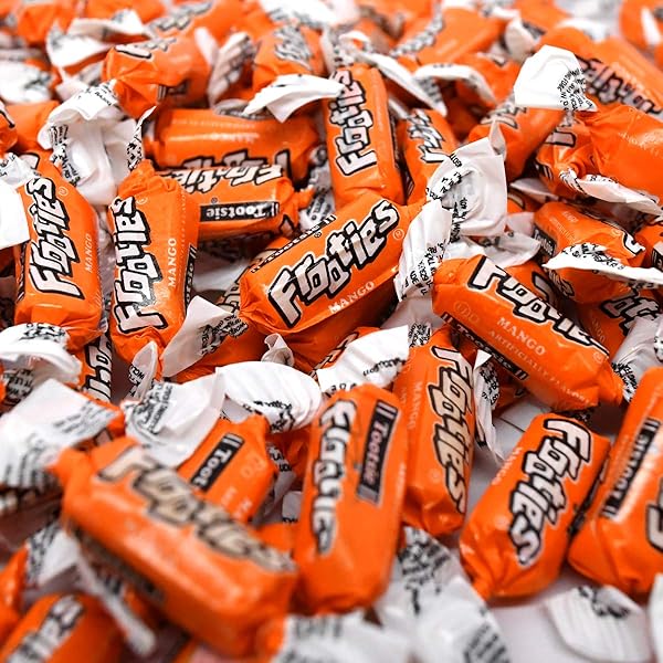 TOOTSIE ROLL MANGO FROOTIES – 2 POUND BAG OF INDIVIDUALLY WRAPPED CHEWY CANDY – GLUTEN FREE, PEANUT FREE – MANGO, 38.8 OZ.