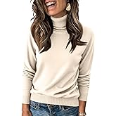 Jielayou Sweater for Women Crewneck Plain Soft Loose Fit Basic Cozy Knit Sweater Trendy Comfy Womens Sweaters Pullovers