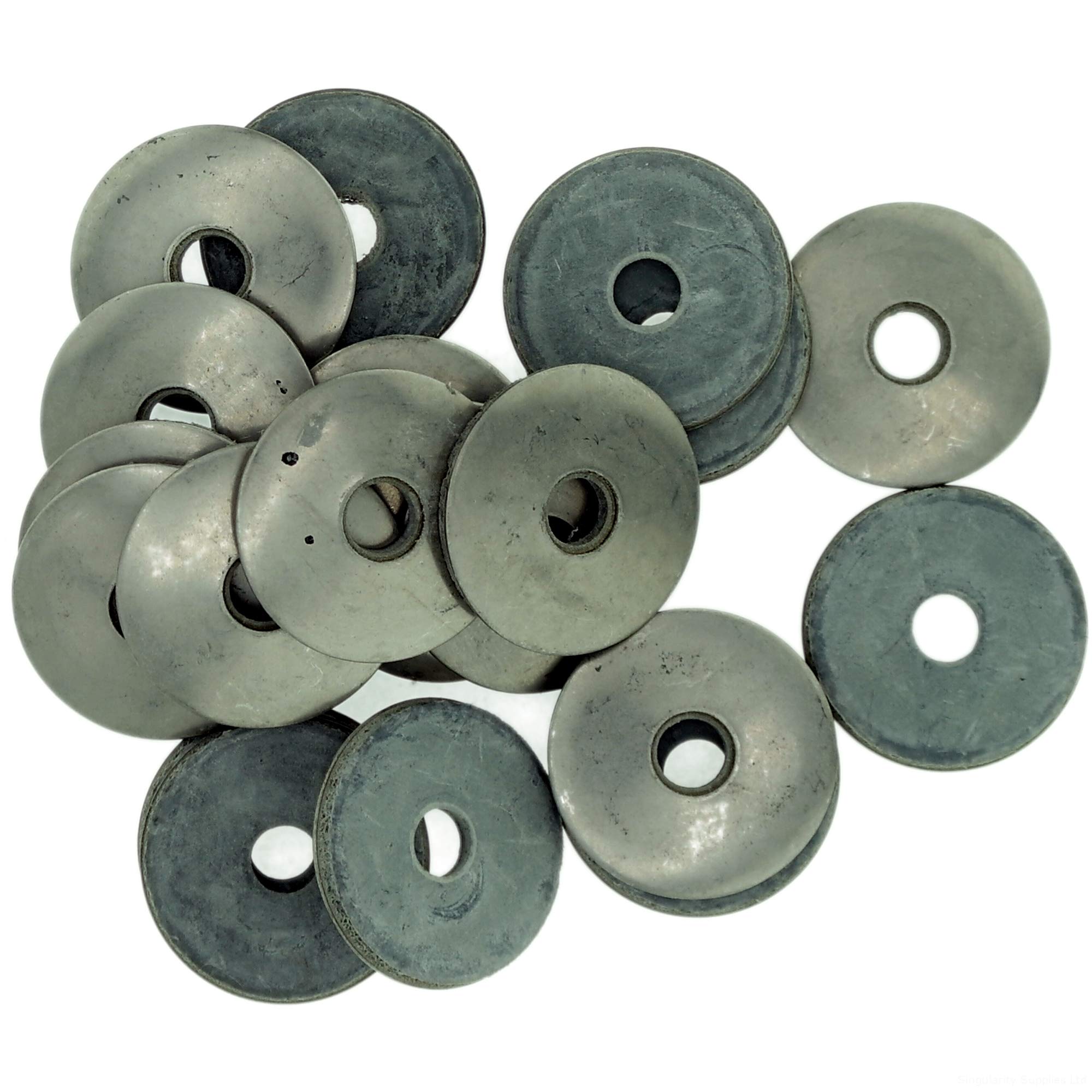 D6.8 (6.8mm x 19mm) Sealing Washer (Grey EPDM) - Stainless Steel (A2) (Pack of 20)