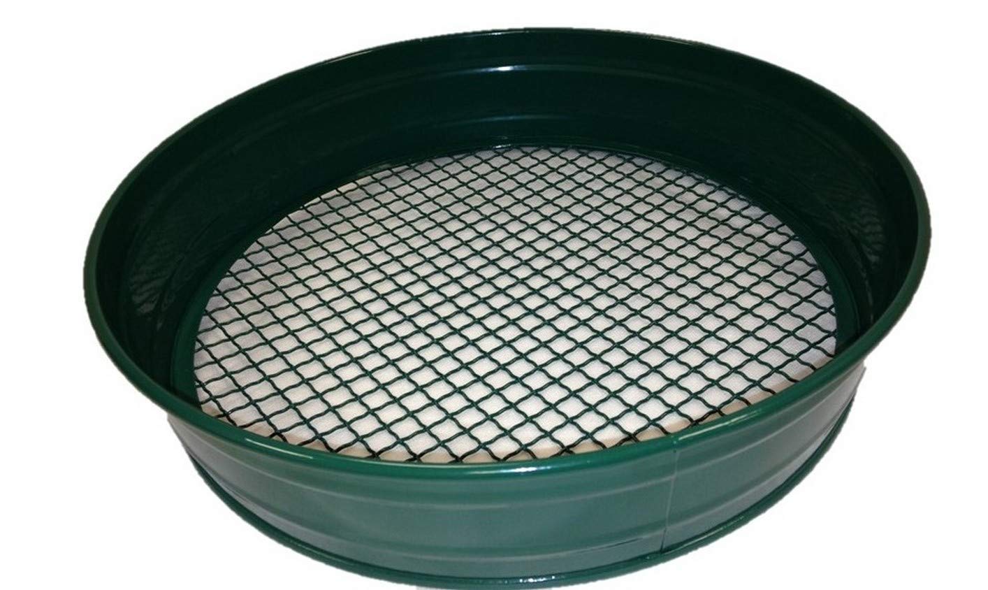 Greenkey 757 12mm Mesh Metal Garden Riddle - Green