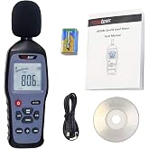 eS528L Decibel Meter and Recorder by ennoLogic &ndash; Digital Sound Level Meter and Noise Logger &ndash; Max/Min/Hold, 30-130 dBA Range, Updated Software