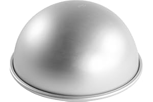 Fat Daddio's PHA-8 Anodized Aluminum Hemisphere Pan, 8 x 4 Inch