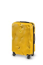 CRASH BAGGAGE Stripe Suitcase | Yellow | 36L