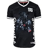 SCREENSHOT Mens Hip-Hop Premium Urban Sreetwear Fashion Jersey Top - NYC Style Basketball Sports Team Color Mesh Tops