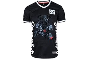 SCREENSHOT Mens Hip-Hop Premium Urban Sreetwear Fashion Jersey Top - NYC Style Basketball Sports Team Color Mesh Tops