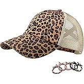 Womens Cow Print Baseball Cap Unisex Adjustable Baseball Hat Casual Cotton Sun Hats for Teen Girls