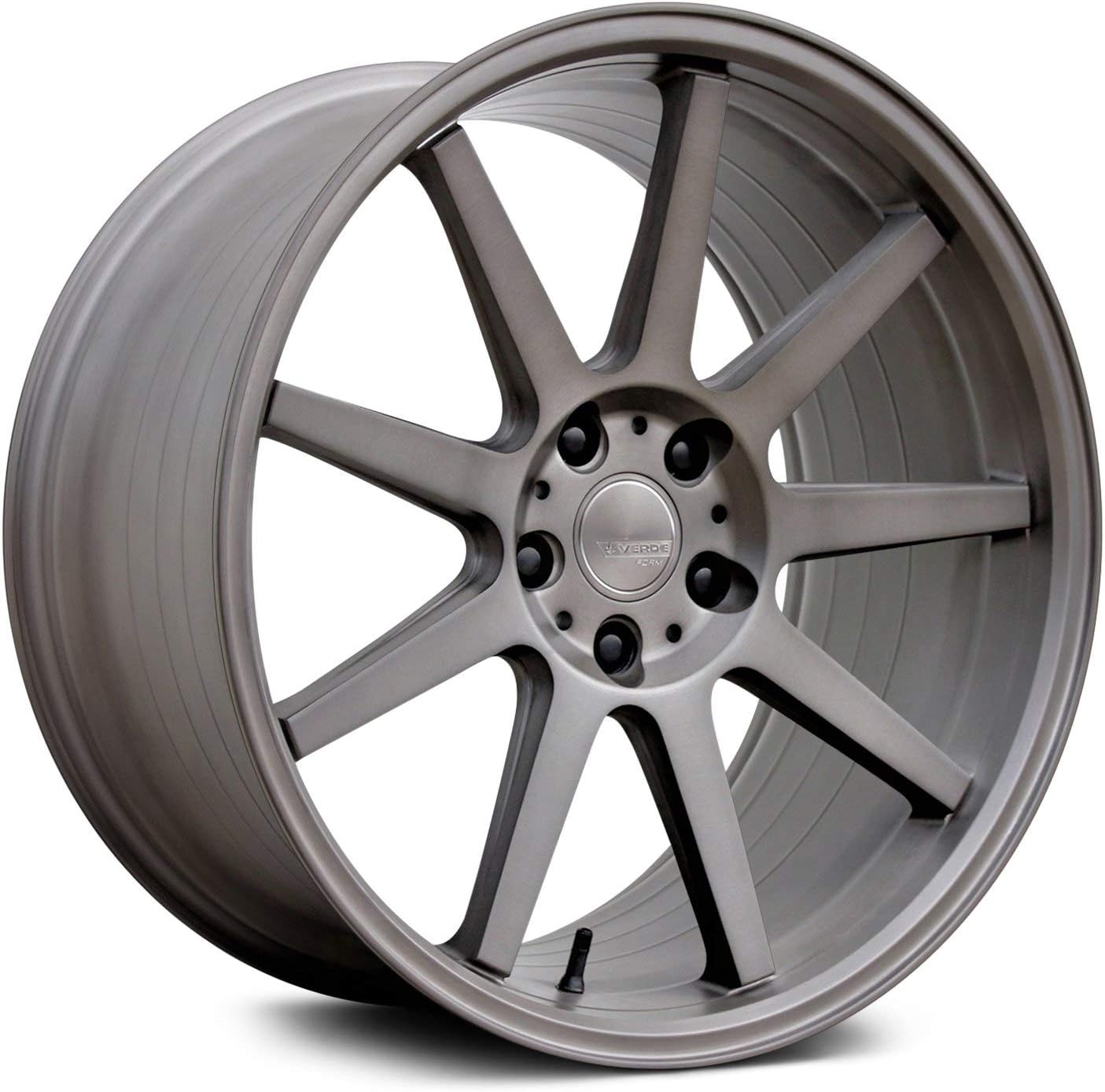 Verde VFF02 Custom Wheel - 19x10, 42 Offset, 5x114.3 Bolt Pattern, 74.1mm Hub - Brushed Rim