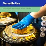 The Real Touch Blue Nitrile Gloves Powder Free Latex Free Small Box 100 view 5