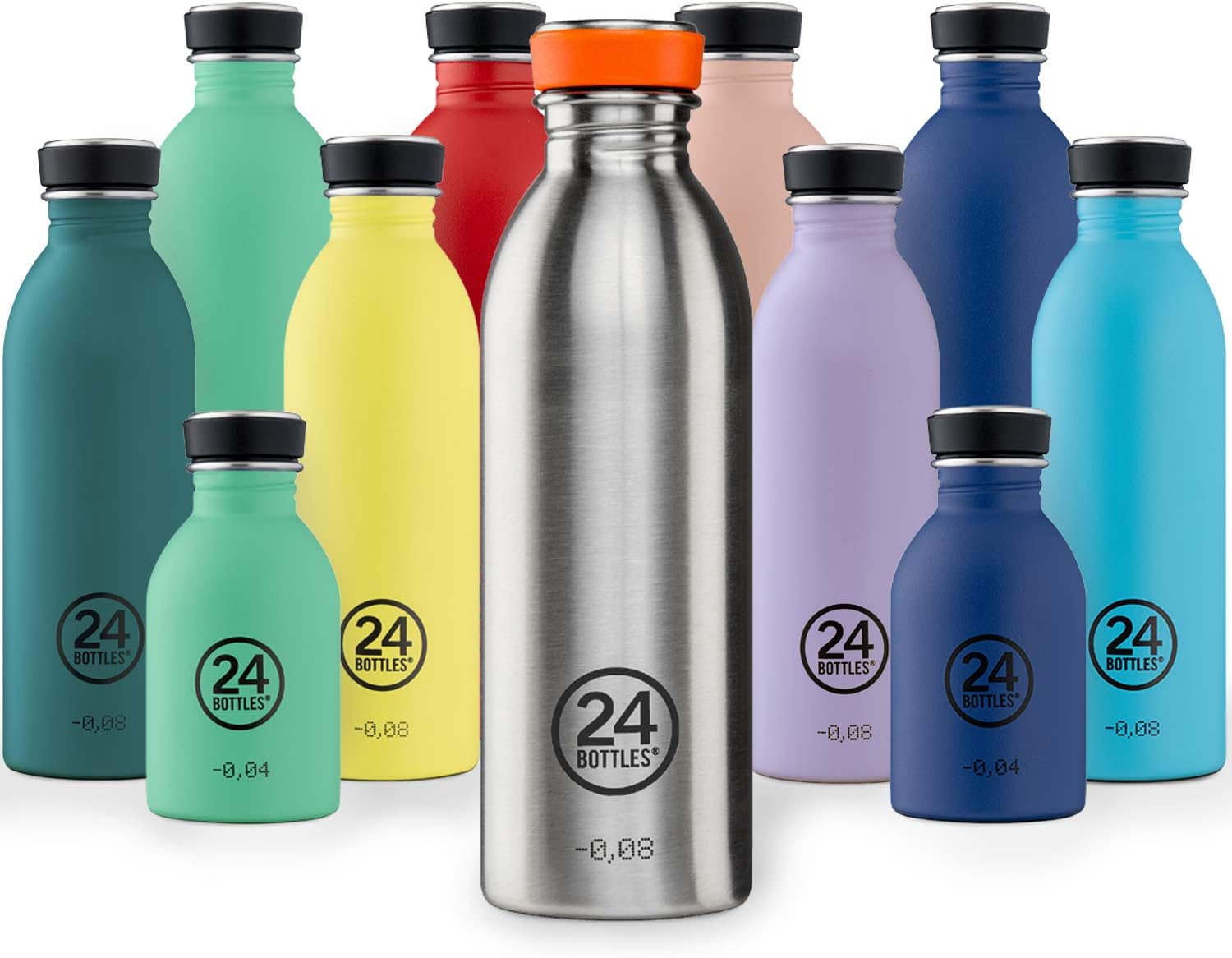 Inexpensive 24bottles Urban Bottle 500ml Dusty Bottle Adults Unisex Pink Pink 500ml For Wholesale Www Flexiforce Com