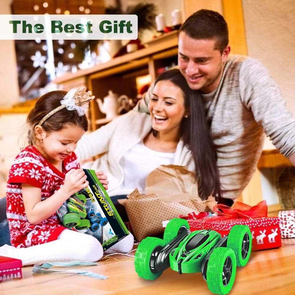 RC Cars Stunt boy Toys (Green): Toys & Games