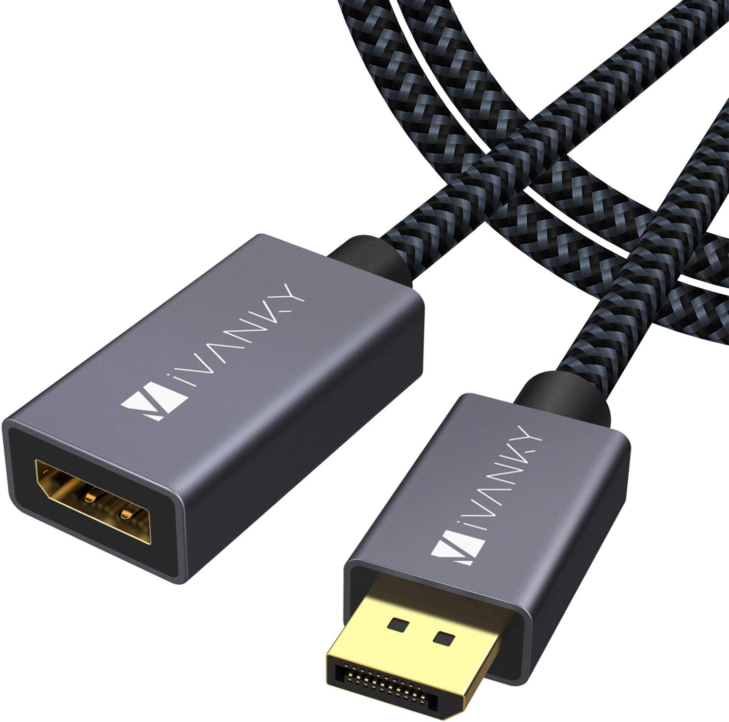 DisplayPort Extension Cable 2m, iVANKY 4K DP Extension Amazon.co.uk