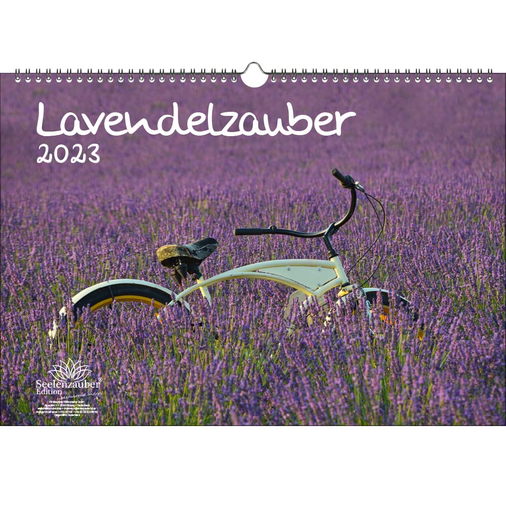 Lavender Magic DIN A3 Calendar for 2023 Lavender - Seelenzauber