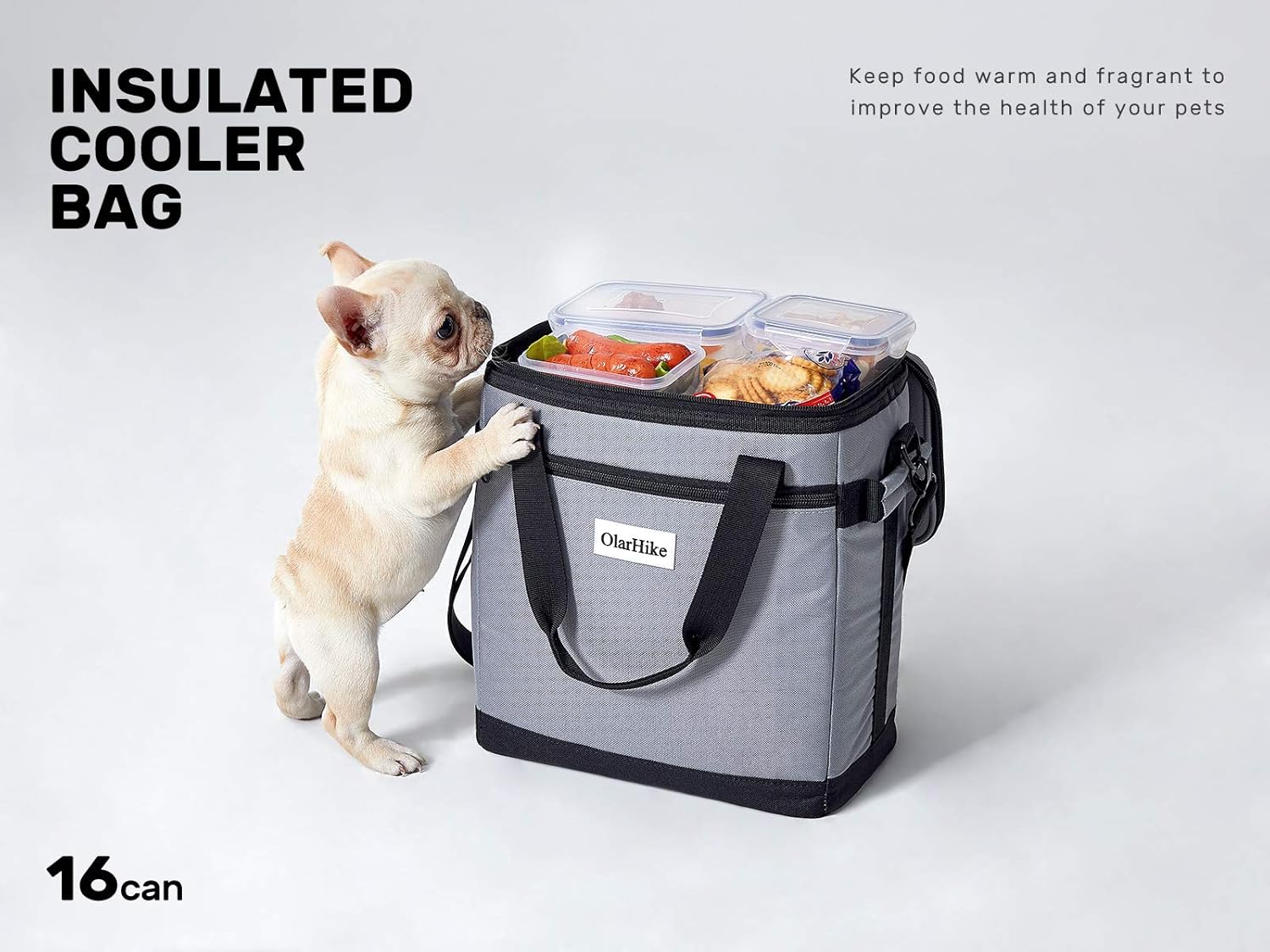 OlarHike Cooler Bag Lunch Bag, Collapsible and Insulated Lunch Box Leakproof Cooler Bag for Camping, Picnic, BBQ : Sports & Outdoors