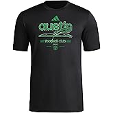 Adidas Mens Austin Fc Vintage World Pre-Game Short Sleeve T-Shirt