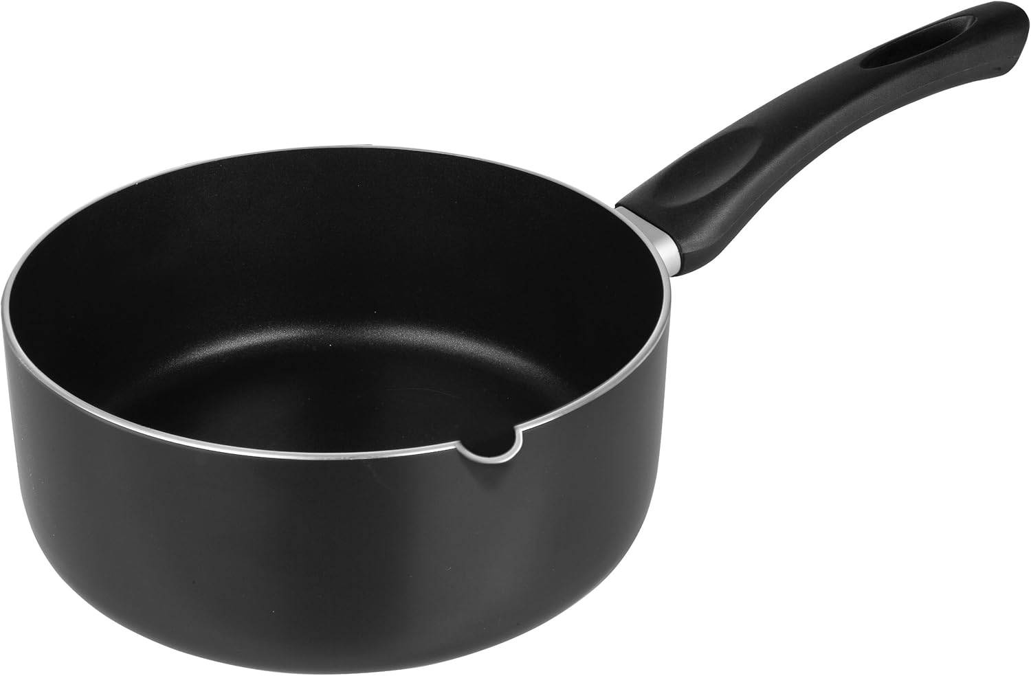 IBILI Saucepan Inducta with spout 18 cm, 18cm, Black Kitchen & Dining