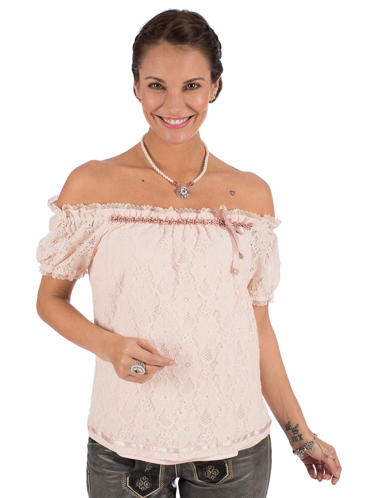 Traditional Blouse Barbara Pink