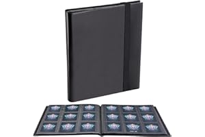 JIQEZNL Card Binder, 360 Pockets Upgraded Trading Card Binders, Cards Collection Binder 9 Pocket, Side Loading Yugioh Binder 