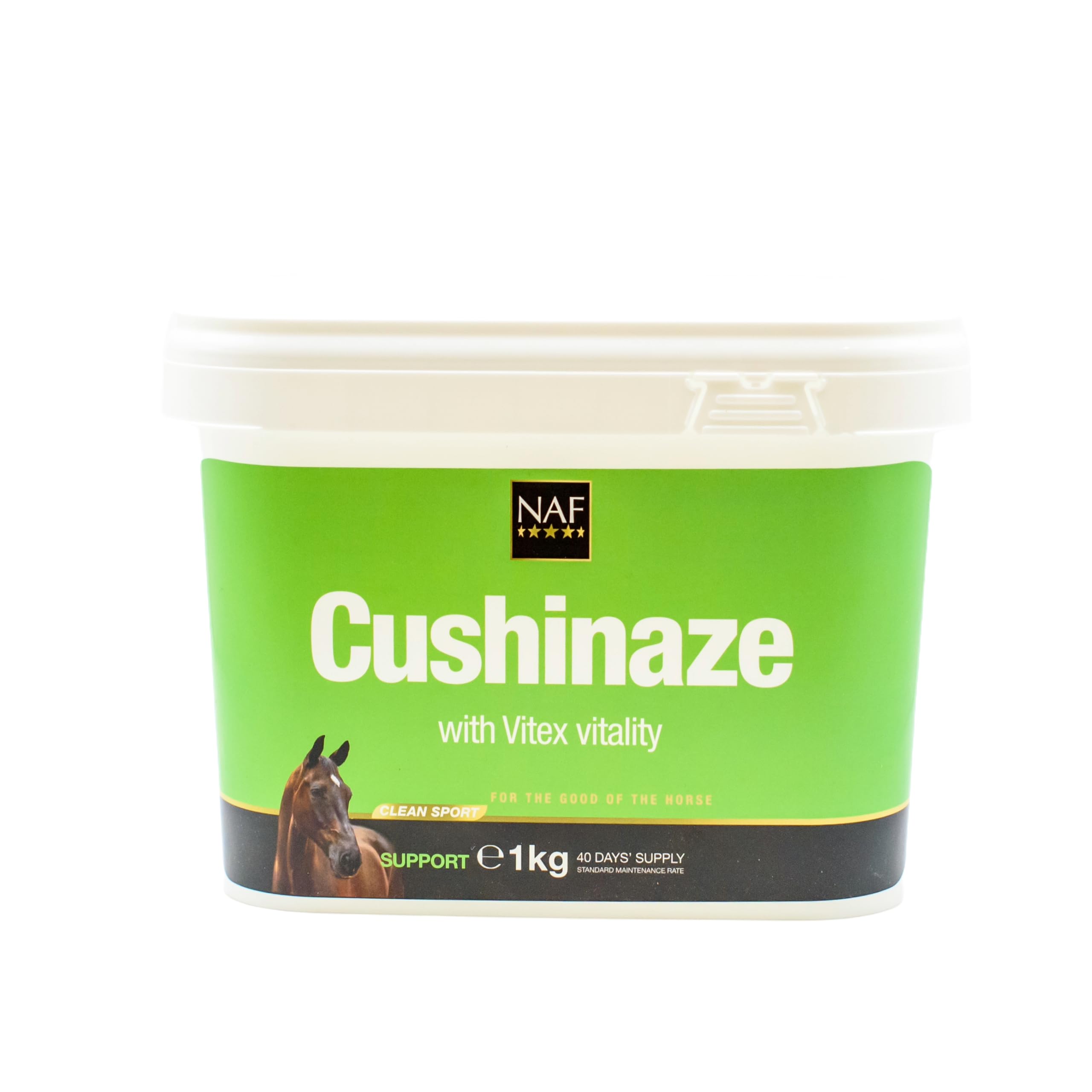 NAF Cushinaze 1kg – Nutritional Support for Horses with Pituitary Health Concerns – With Herbal Extracts, Prebiotics & Antioxidants – Supports Hormonal Balance & Wellbeing