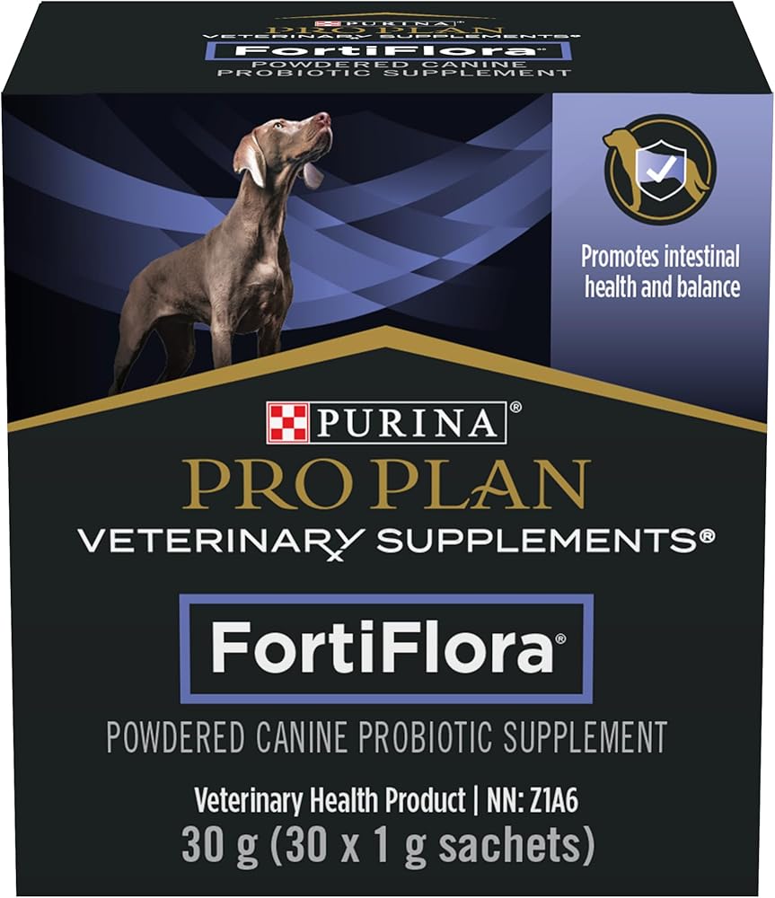 Purina Pro Plan Veterinary Supplements Fortiflora Powdered Dog Probiotics - 30 g sachets (Pack of 30)
