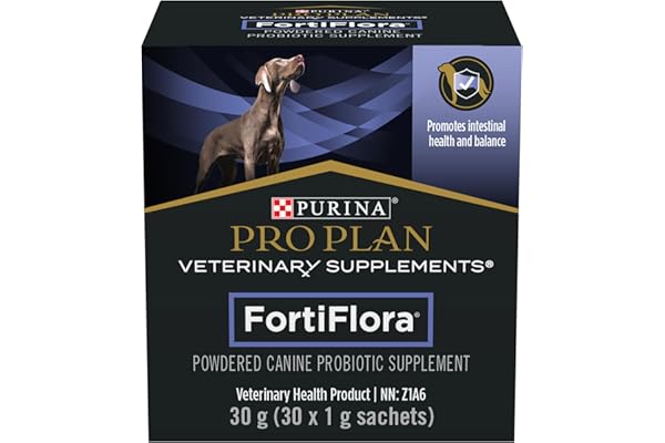 Purina Pro Plan Veterinary Supplements Fortiflora Powdered Dog Probiotics - 30 g sachets (Pack of 30)