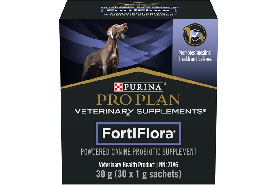 Purina Pro Plan Veterinary Supplements Fortiflora Powdered Dog Probiotics - 30 g sachets (Pack of 30)