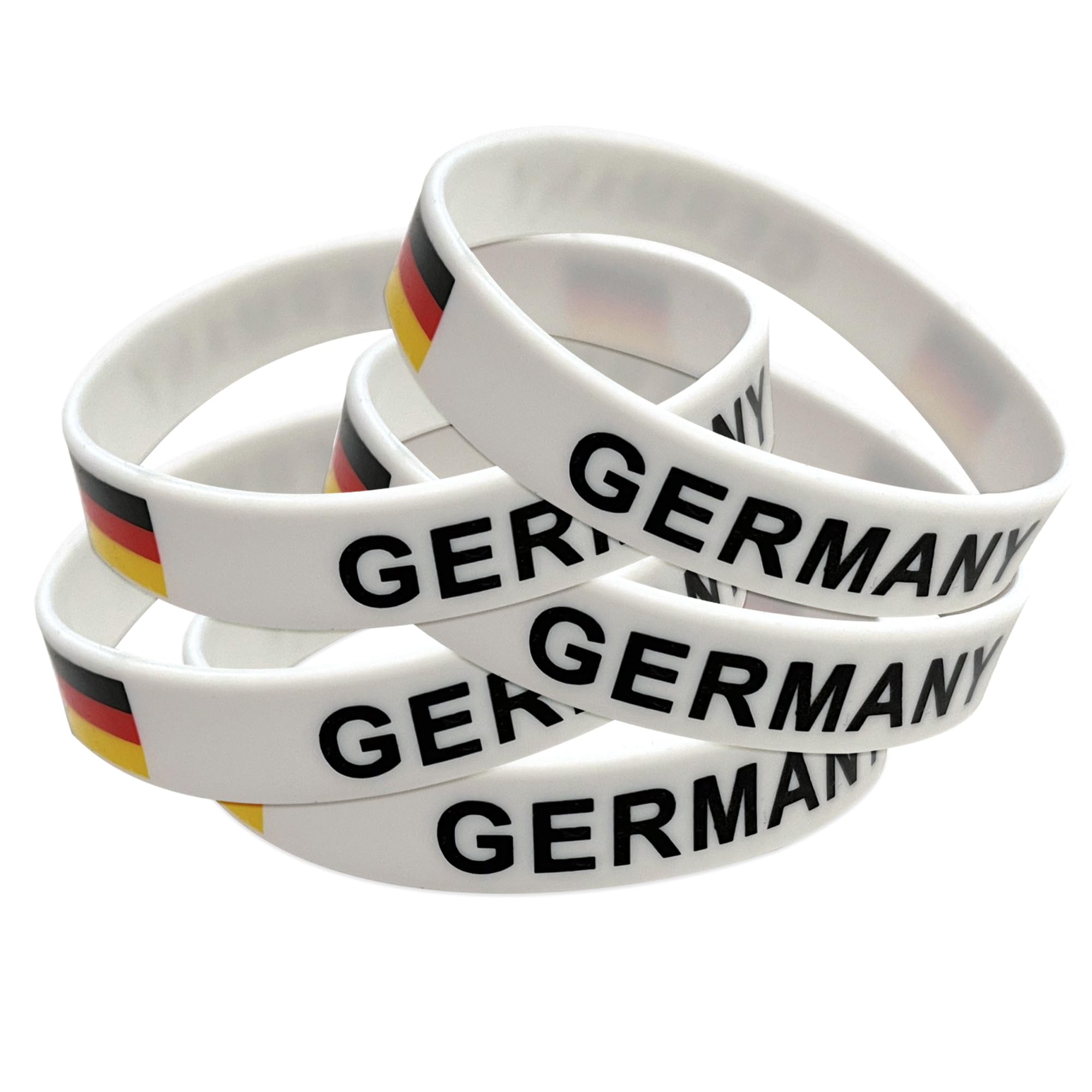 TARIFA UNITED 5 bracelets silicone Germany souvenirs Germany chain silicone bracelets souvenir decorative rubber bracelet silicone