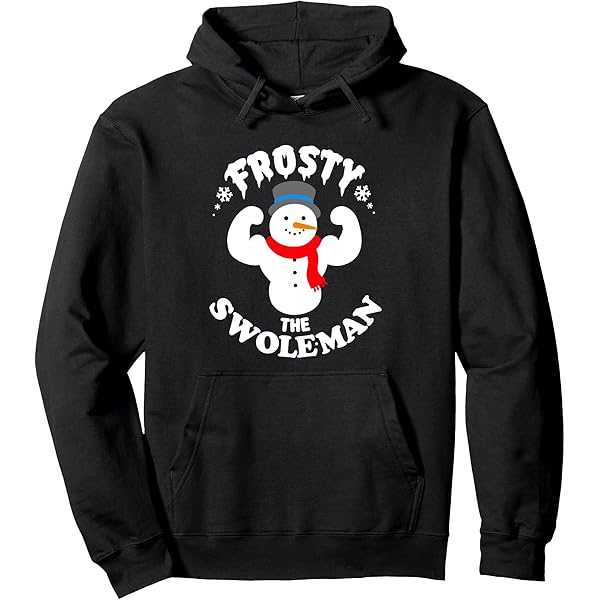 Frosty The Swoleman Sweatshirt - Lustiger Muskulöser Schneemann